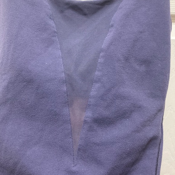 Lululemon purple cross cross straps mesh tank top - Picture 2 of 5
